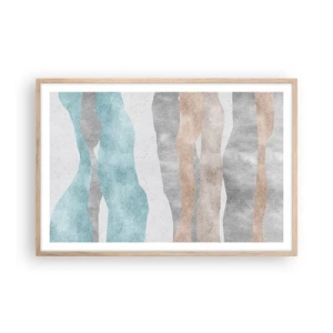 Poster în ramă de stejar deschis - Studiu de proximitate - 91x61 cm