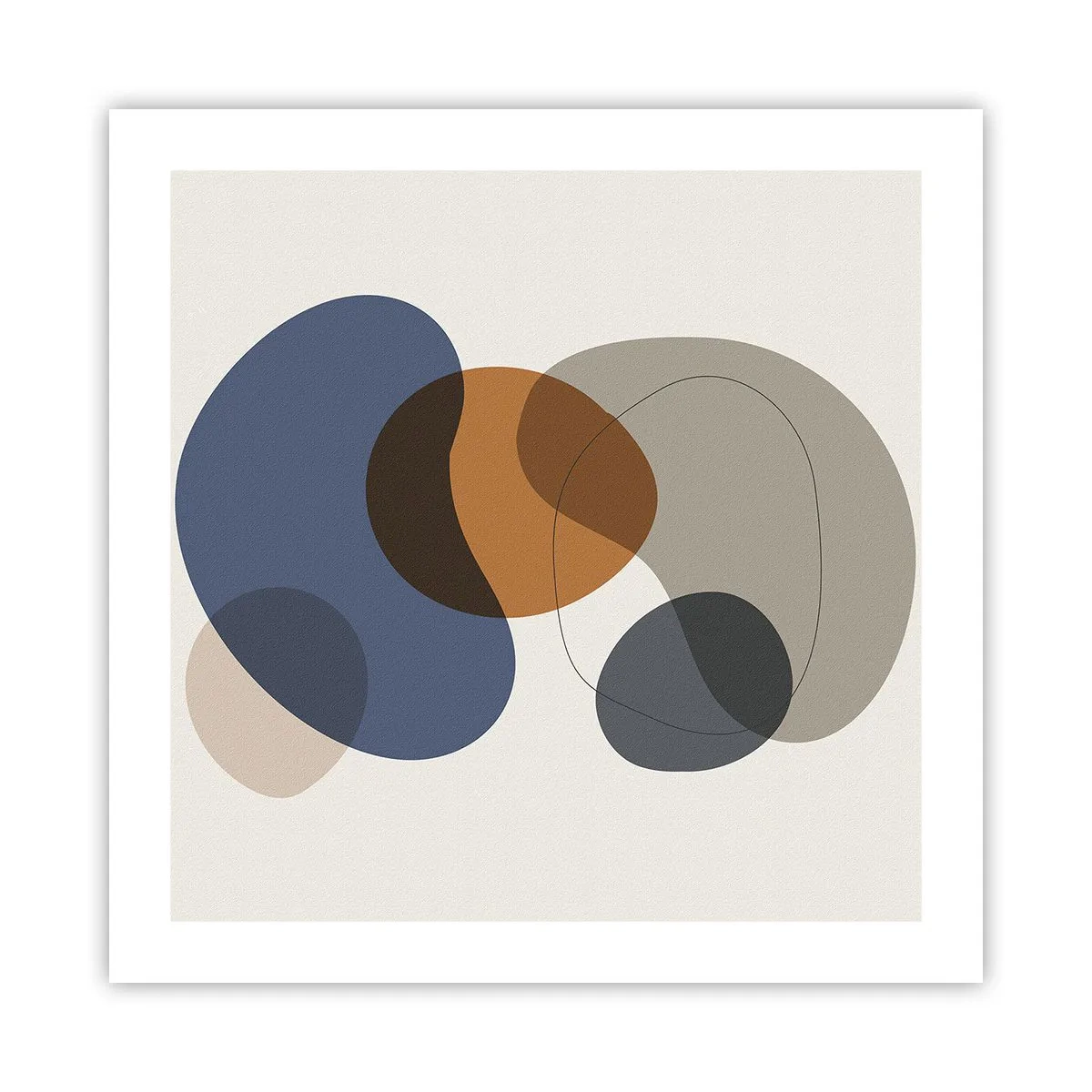 Poster - Picături de culoare - 50x50 cm