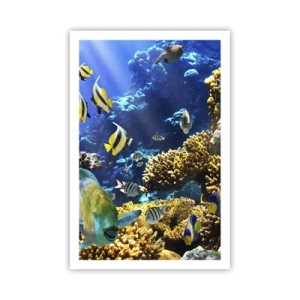 Poster - Trafic intens pe traseul de vacanță - 61x91 cm