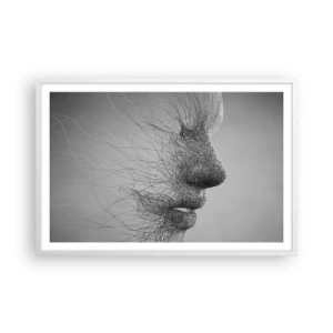 Poster în ramă albă - Spiritul vântului - 91x61 cm