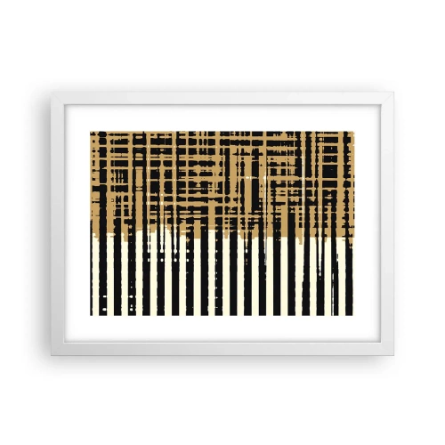 Poster în ramă albă - Abstracție arhitecturală - 40x30 cm