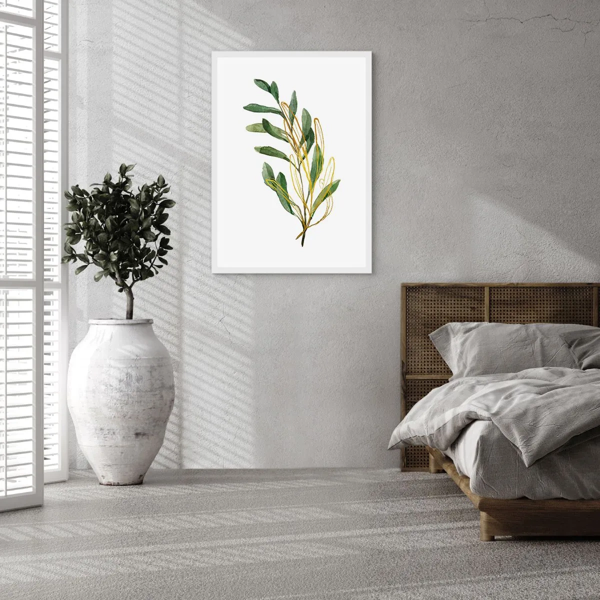 Poster în ramă albă - Toate cele bune - 70x100 cm