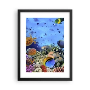 Poster în ramă neagră - Și ce știm noi despre viață... - 30x40 cm