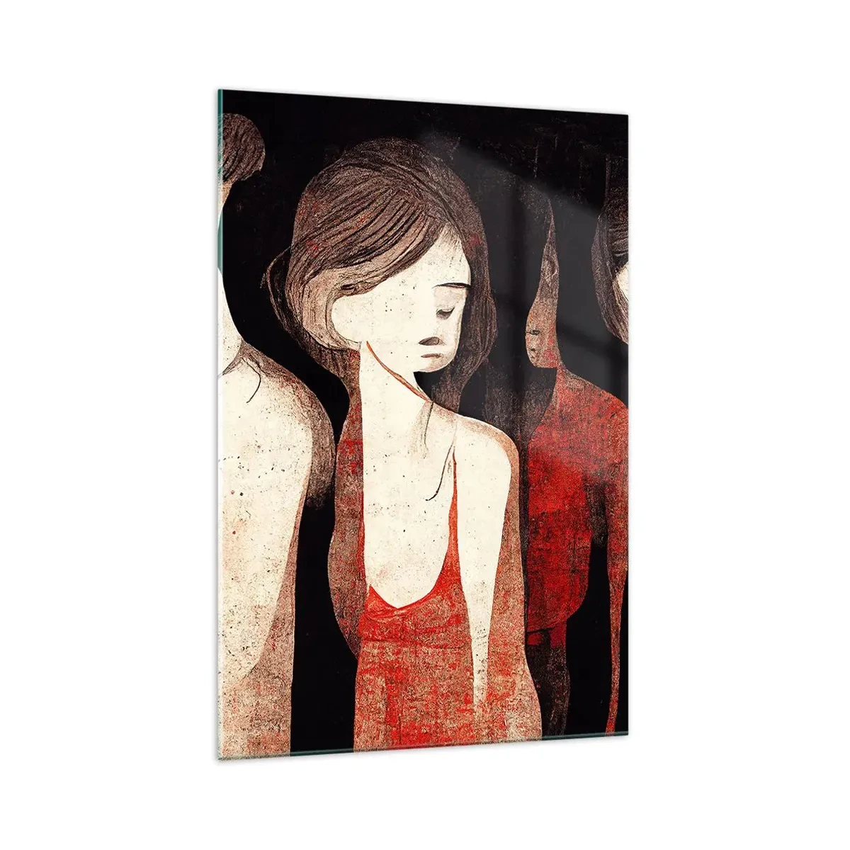 Tablou pe sticlă - Madonele întunericului - 70x100 cm