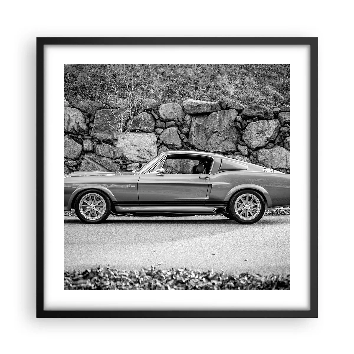 Poster în ramă neagră - Legenda anilor '60. - 50x50 cm