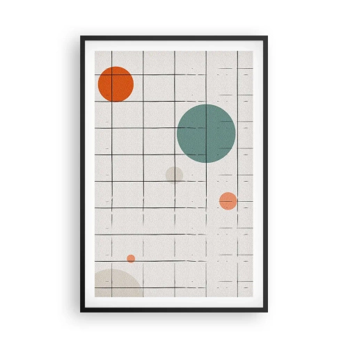 Poster în ramă neagră - În capcană. Noi sau ele? - 61x91 cm