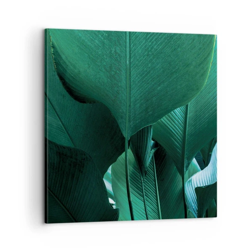 Tablou pe pânză - Cu frunza la lumină - 60x60 cm