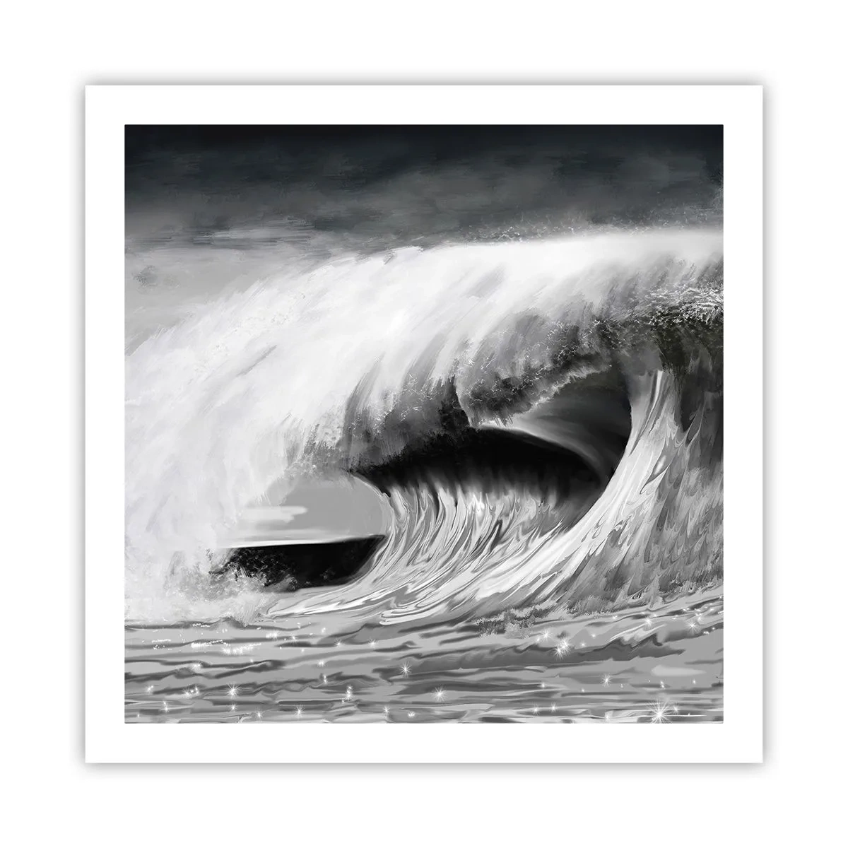Poster - Mânia oceanului - 60x60 cm