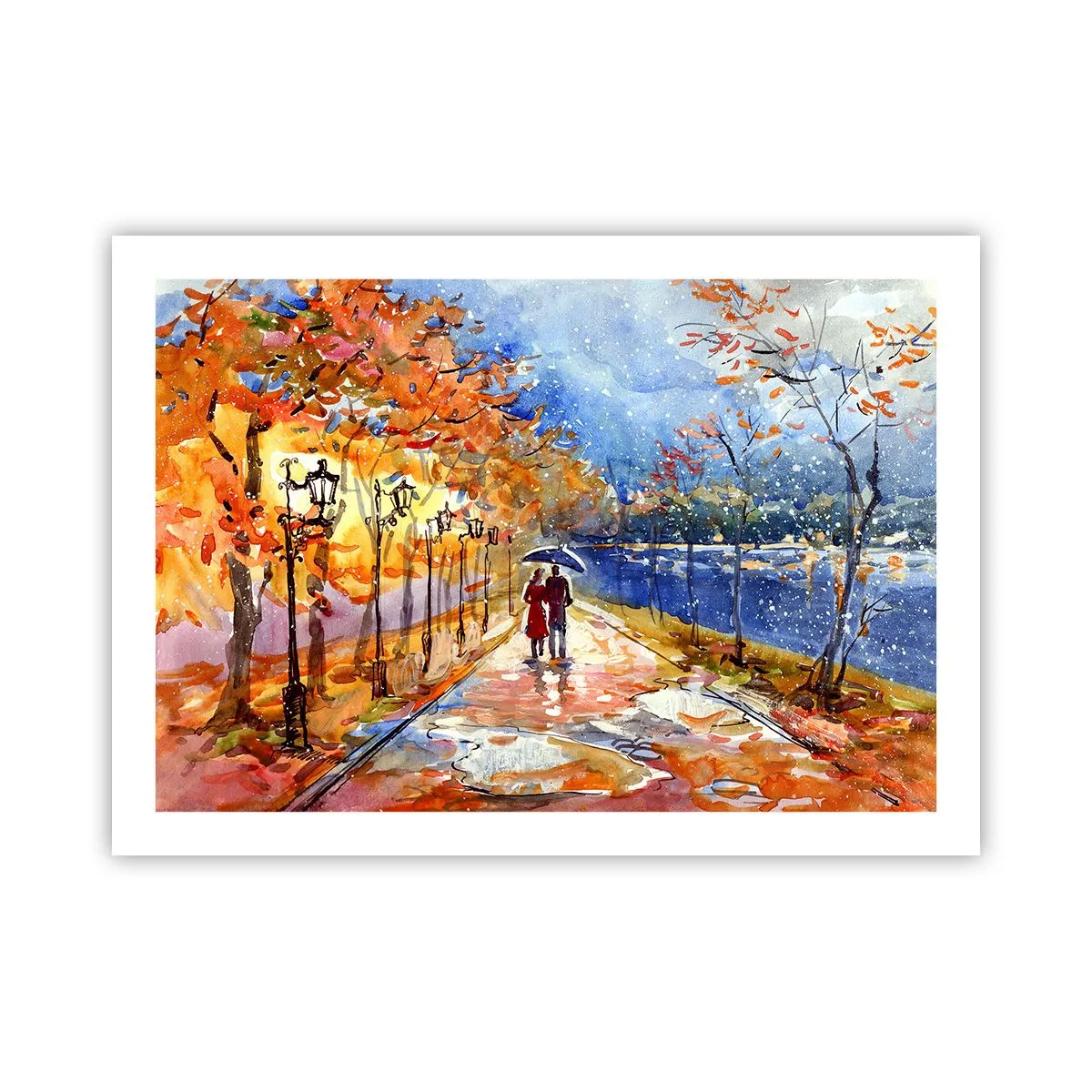 Poster - Împreună până la limita de timp - 70x50 cm