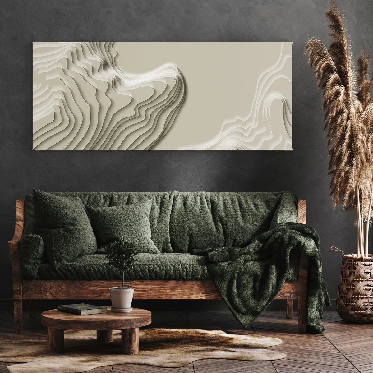 Tablou pe pânză - Topografia artei - 100x40 cm