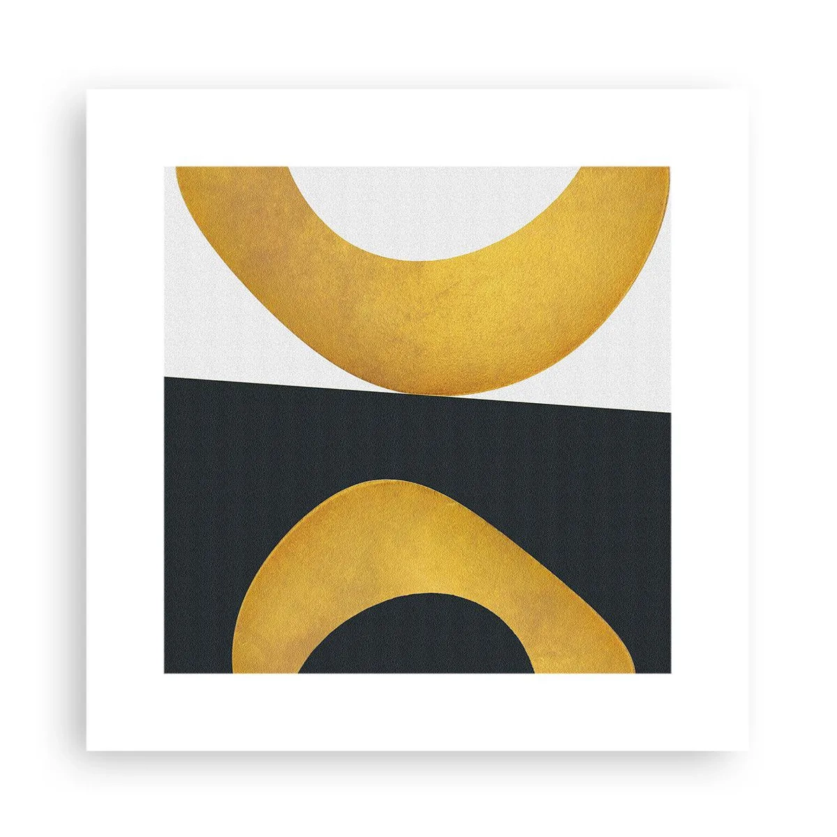 Poster - În primul rând: aurul - 30x30 cm