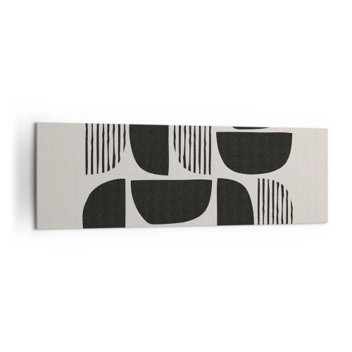 Tablou pe pânză - Jumătăți necomplete - 160x50 cm