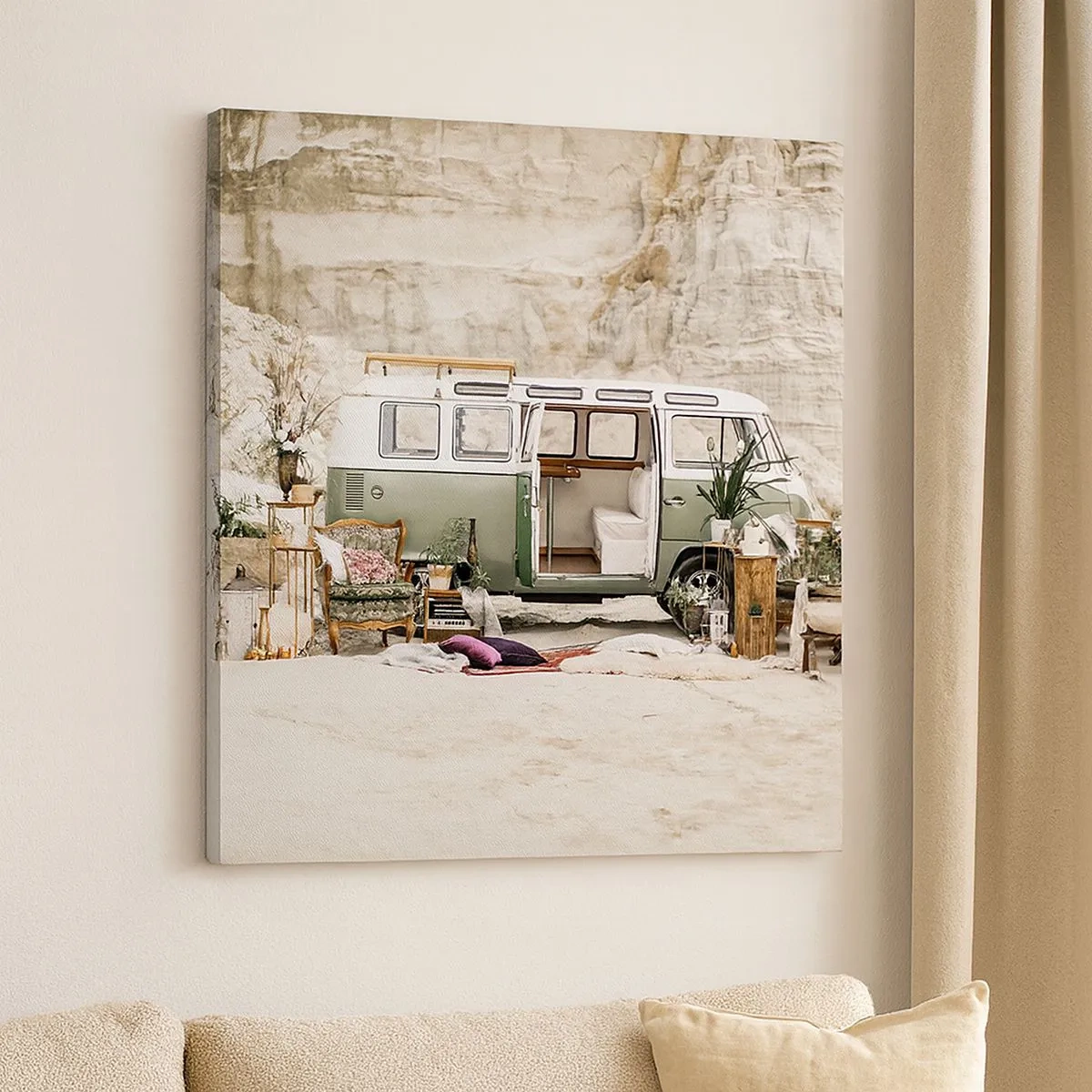 Tablou pe pânză - Să înceapă călătoria - 30x30 cm