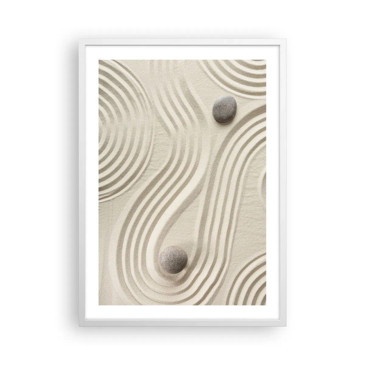 Poster în ramă albă - Atingere de căldură - 50x70 cm