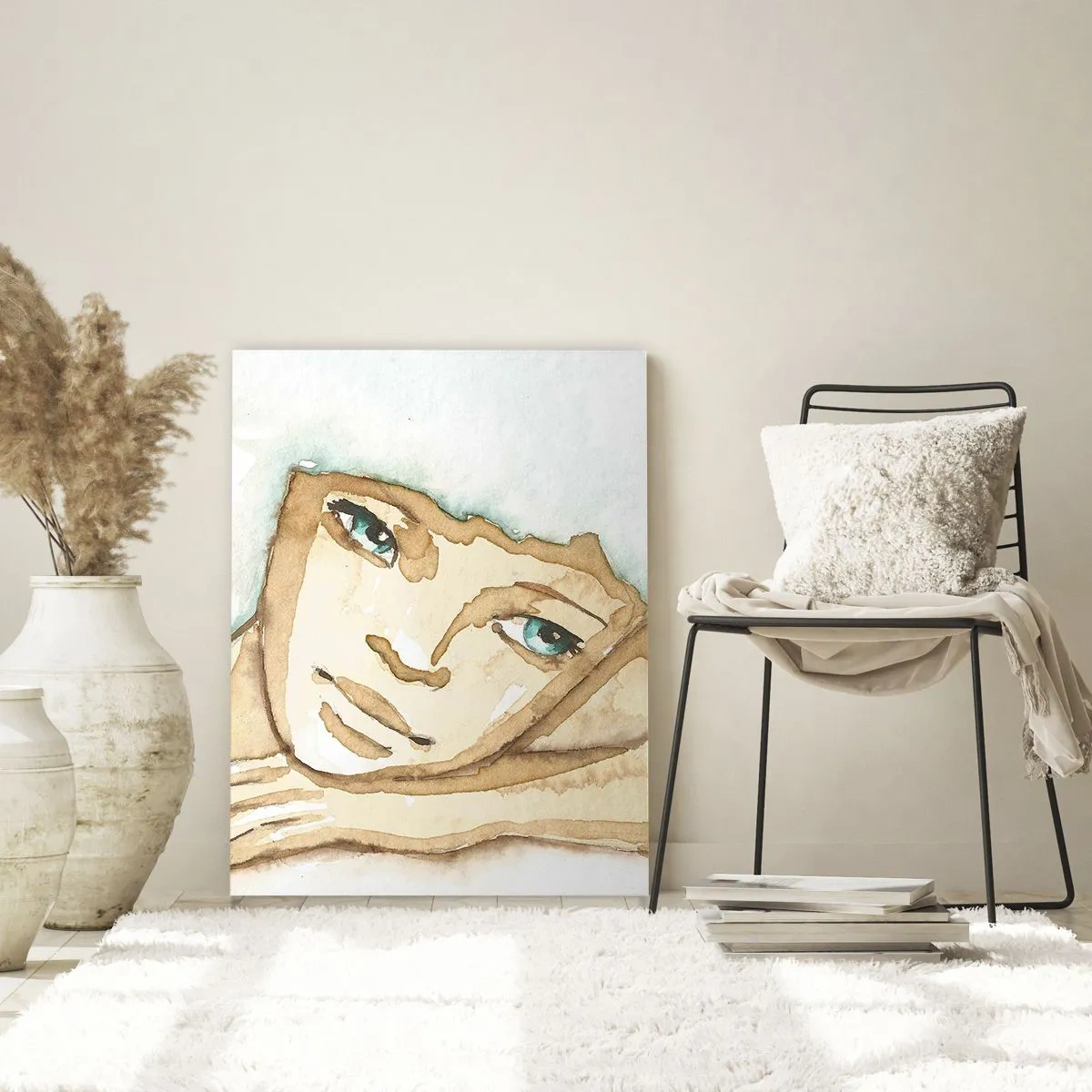 Tablou pe sticlă - Copacul poeziei crește din tăcere - 50x70 cm