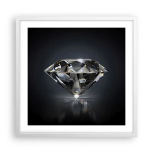 Poster în ramă albă - Best girls friend - 50x50 cm