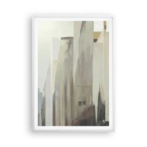 Poster în ramă albă - Vis urban - 70x100 cm