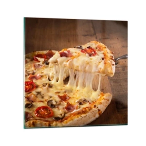 Tablou pe sticlă - O capodoperă a artei italiene - 30x30 cm