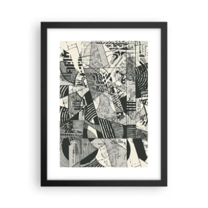 Poster în ramă neagră - Dinamica de astăzi - 30x40 cm