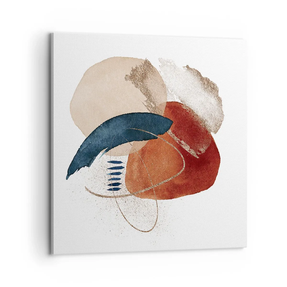 Tablou pe pânză - Compoziție ovală - 60x60 cm