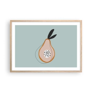 Poster în ramă de stejar deschis - Pătrunzând în natura lucrurilor - 70x50 cm