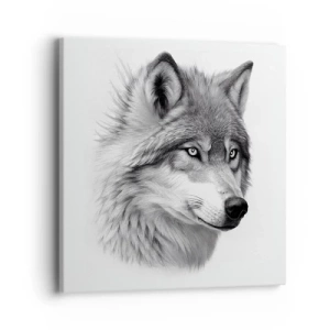 Tablou pe pânză - Alfa - fără îndoială - 40x40 cm