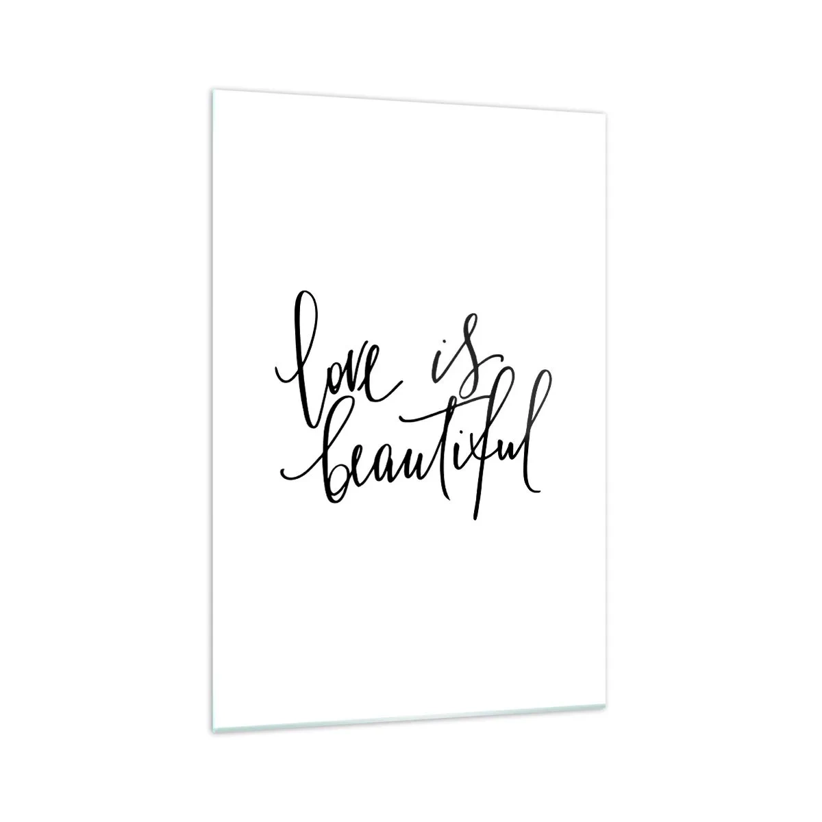 Tablou pe sticlă - Citiți și repetați - 70x100 cm