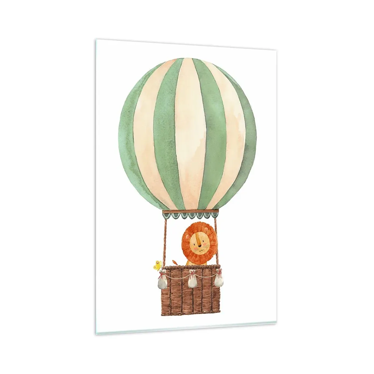 Tablou pe sticlă - Călătoriile lui Leon - 80x120 cm