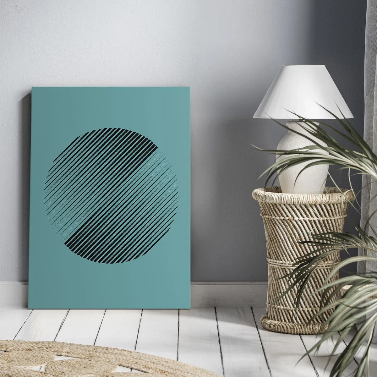 Tablou pe pânză - Cercul - o variație geometrică - 50x70 cm