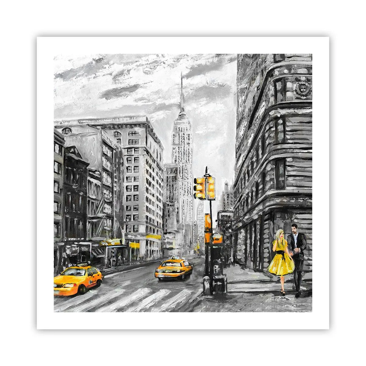 Poster - O poveste din New York - 60x60 cm