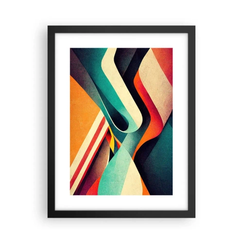 Poster în ramă neagră - Compoziție intensă - 30x40 cm
