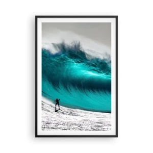 Poster în ramă neagră - Provocare acceptată - 61x91 cm