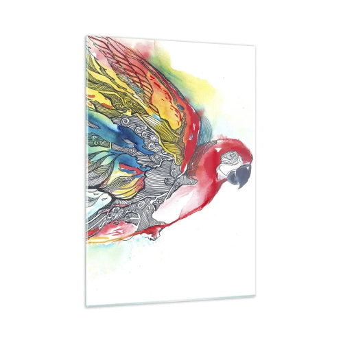 Tablou pe sticlă - Trăiește în culori - 50x70 cm