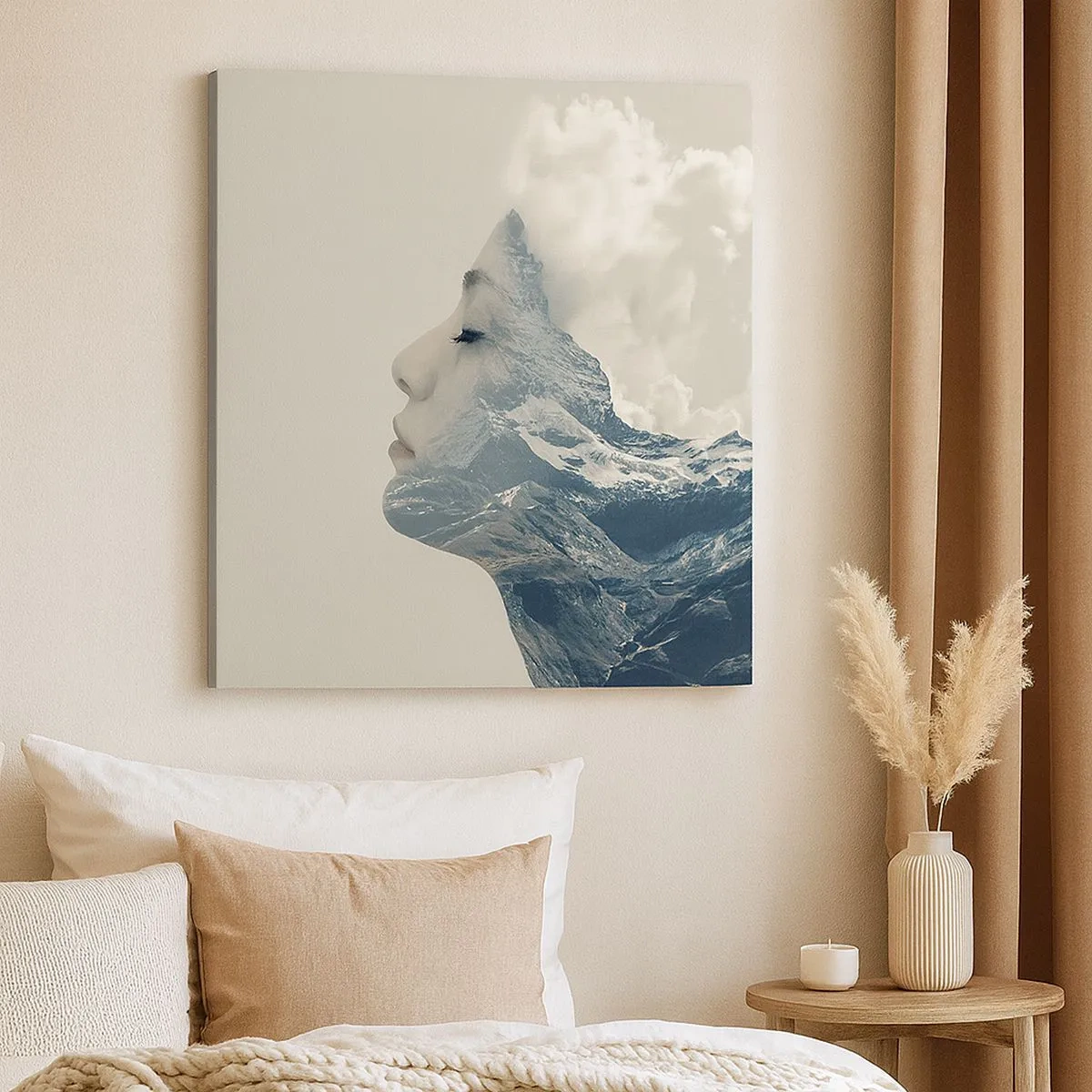 Tablou pe pânză - Frumusețea elementelor - 30x30 cm