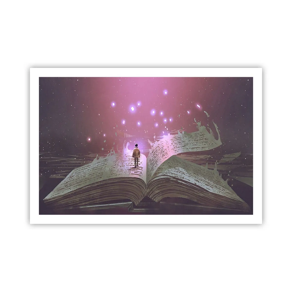 Poster - O invitație către o altă lume - citiți! - 91x61 cm