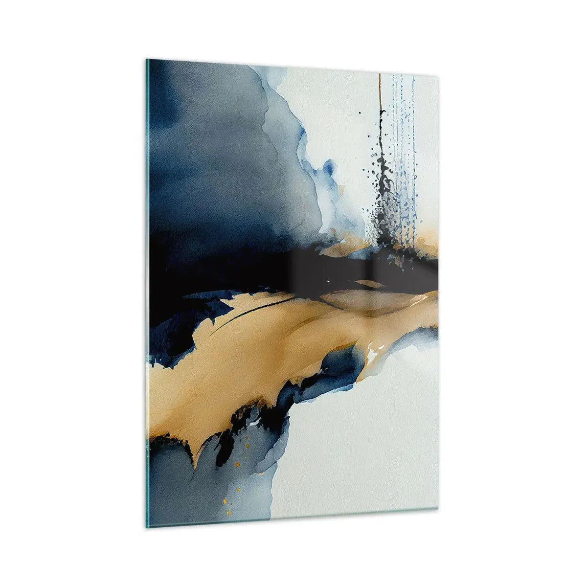Tablou pe sticlă - În spatele cortinei - 50x70 cm