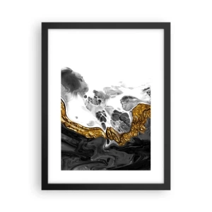 Poster în ramă neagră - Compoziție organică - 30x40 cm