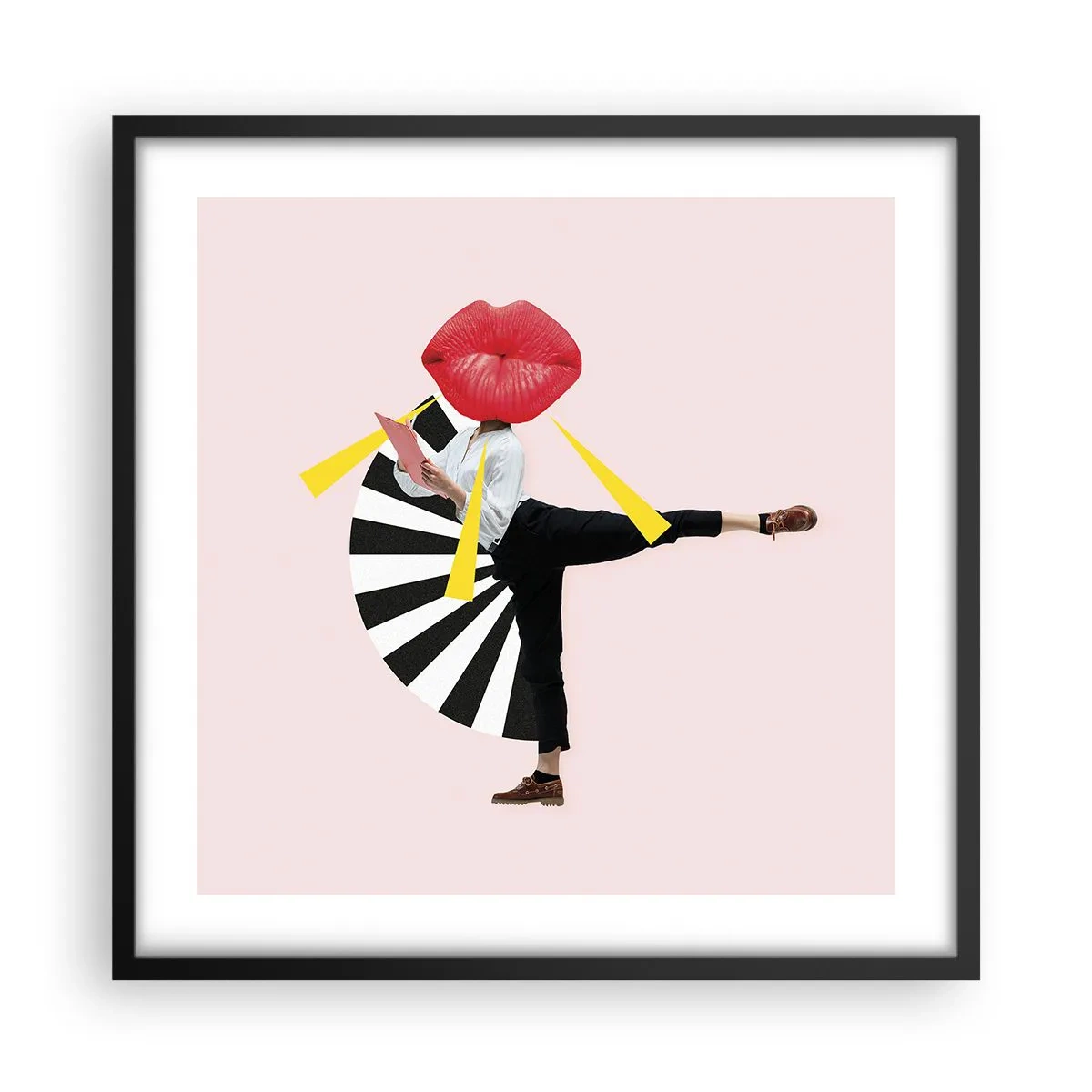 Poster în ramă neagră - Artă pop suprarealistă - 50x50 cm