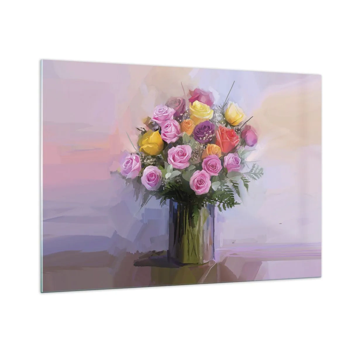 Tablou pe sticlă - Frumusețe reținută - 100x70 cm