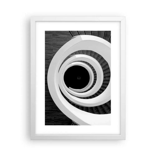 Poster în ramă albă - Până la miez - 30x40 cm