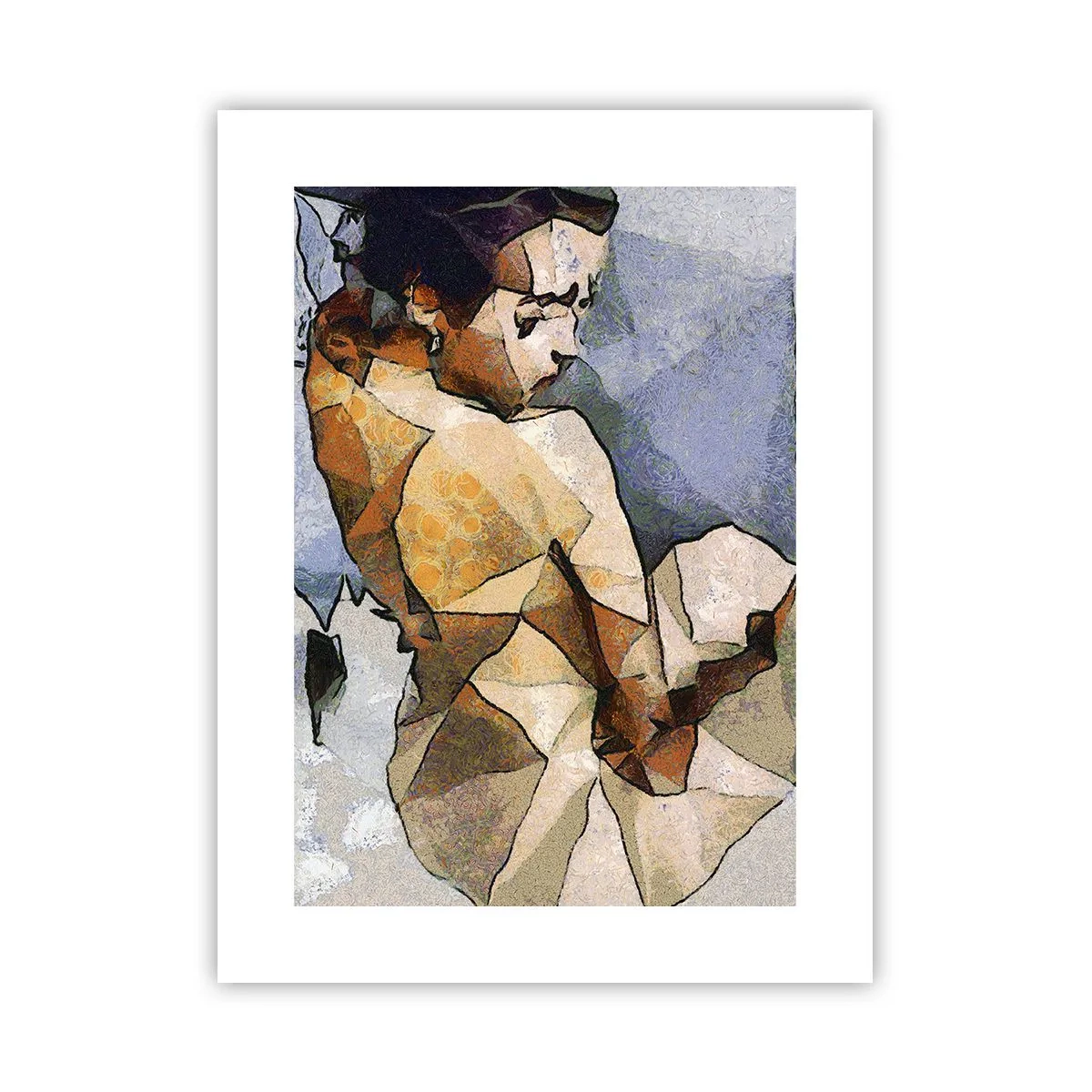 Poster - Fata cubismică - 30x40 cm