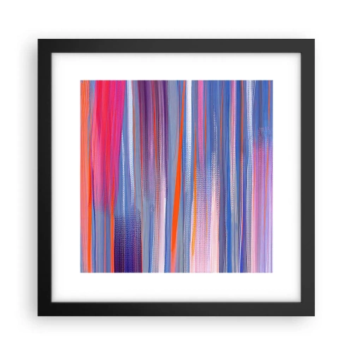 Poster în ramă neagră - Să intrăm în curcubeu - 30x30 cm