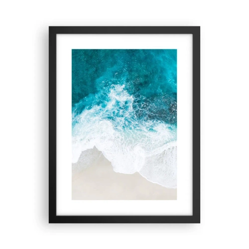 Poster în ramă neagră - Mângâiere naturală - 30x40 cm