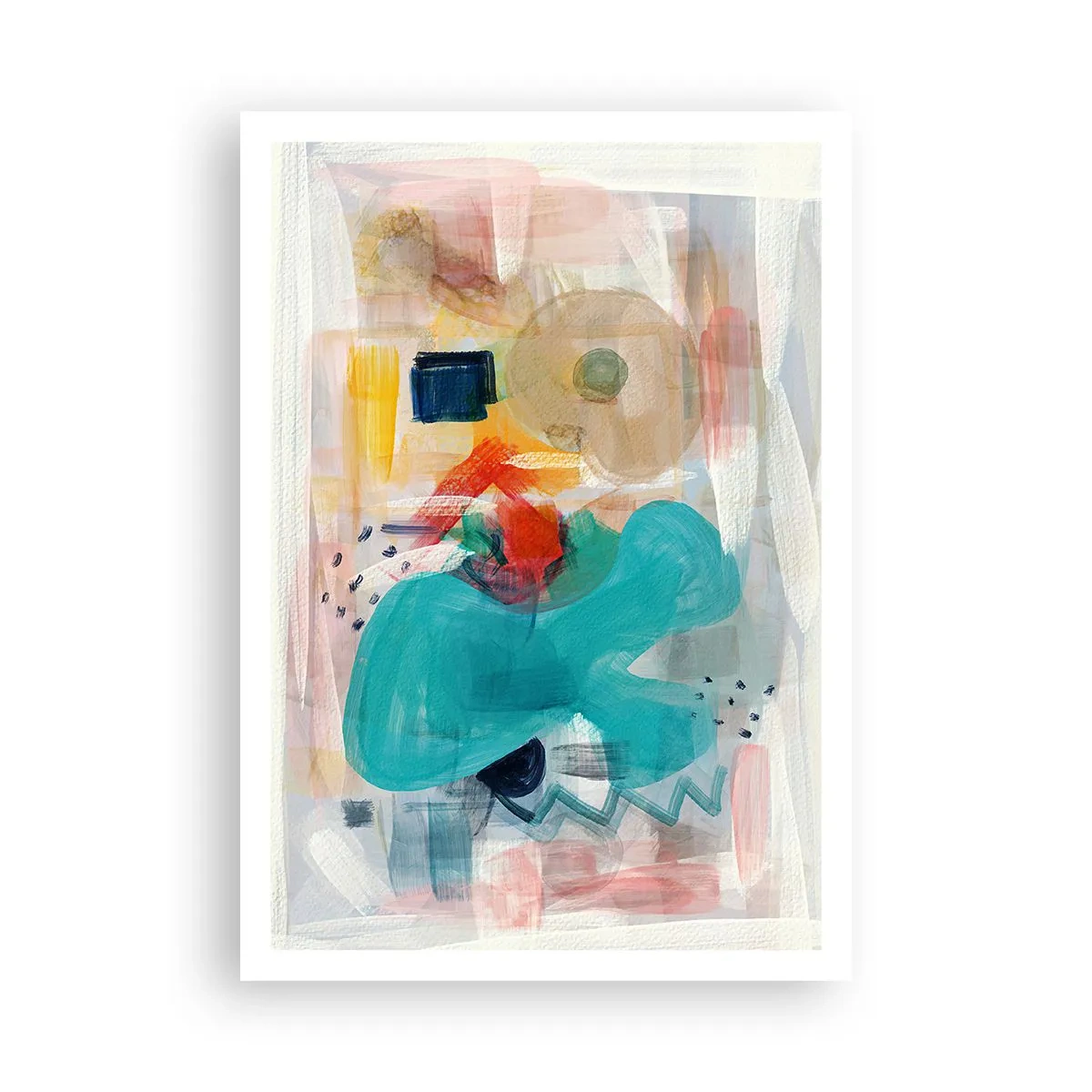 Poster - Joc plin de culoare - 70x100 cm