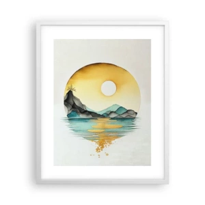 Poster în ramă albă - În cercul de frumusețe - 40x50 cm