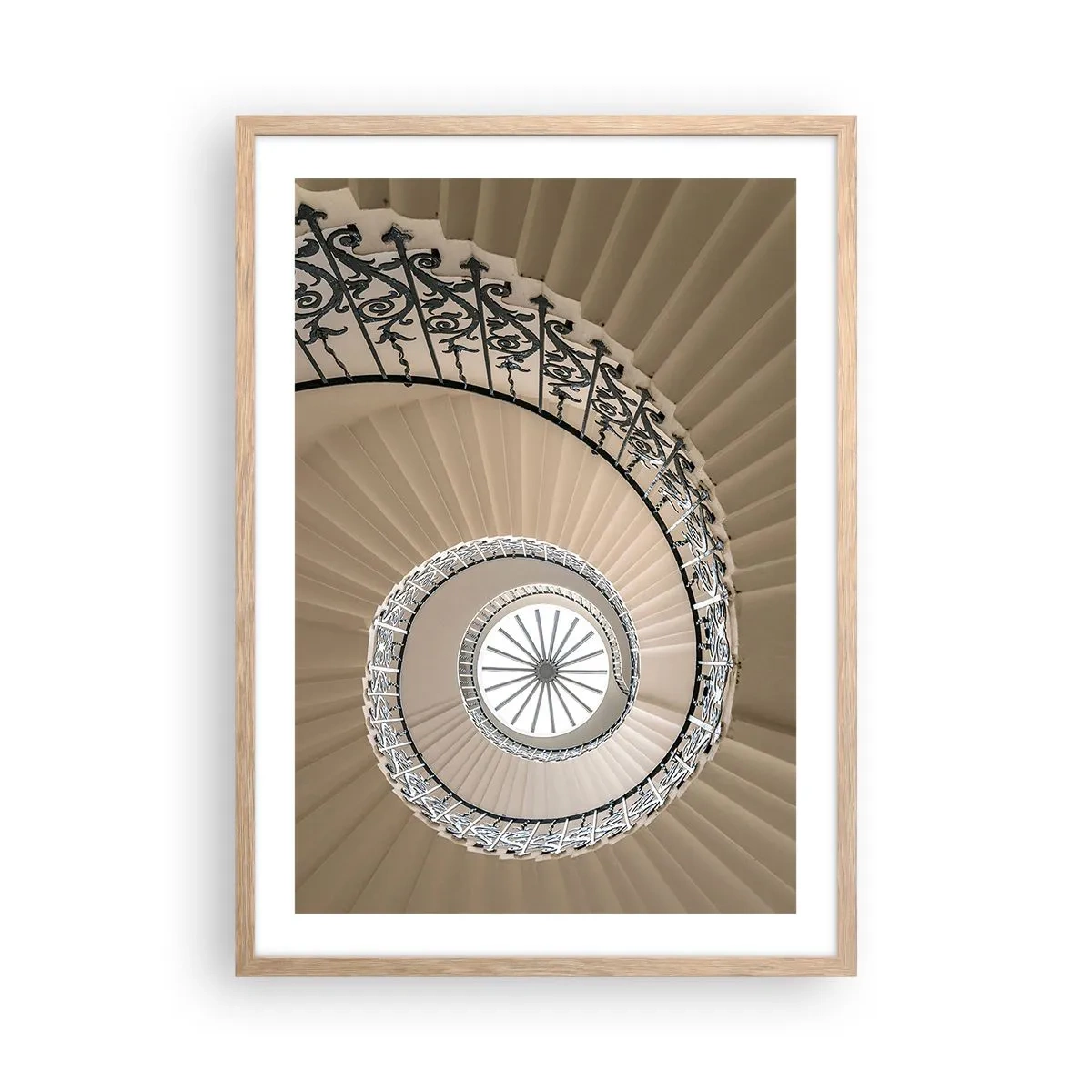 Poster în ramă de stejar deschis - În interiorul cochiliei - 50x70 cm