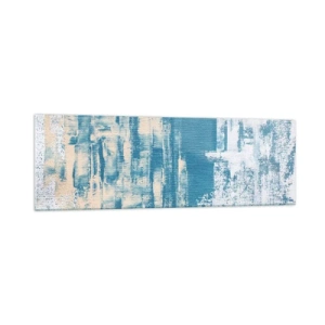 Tablou pe sticlă - Prin ţurţur de gheață - 160x50 cm