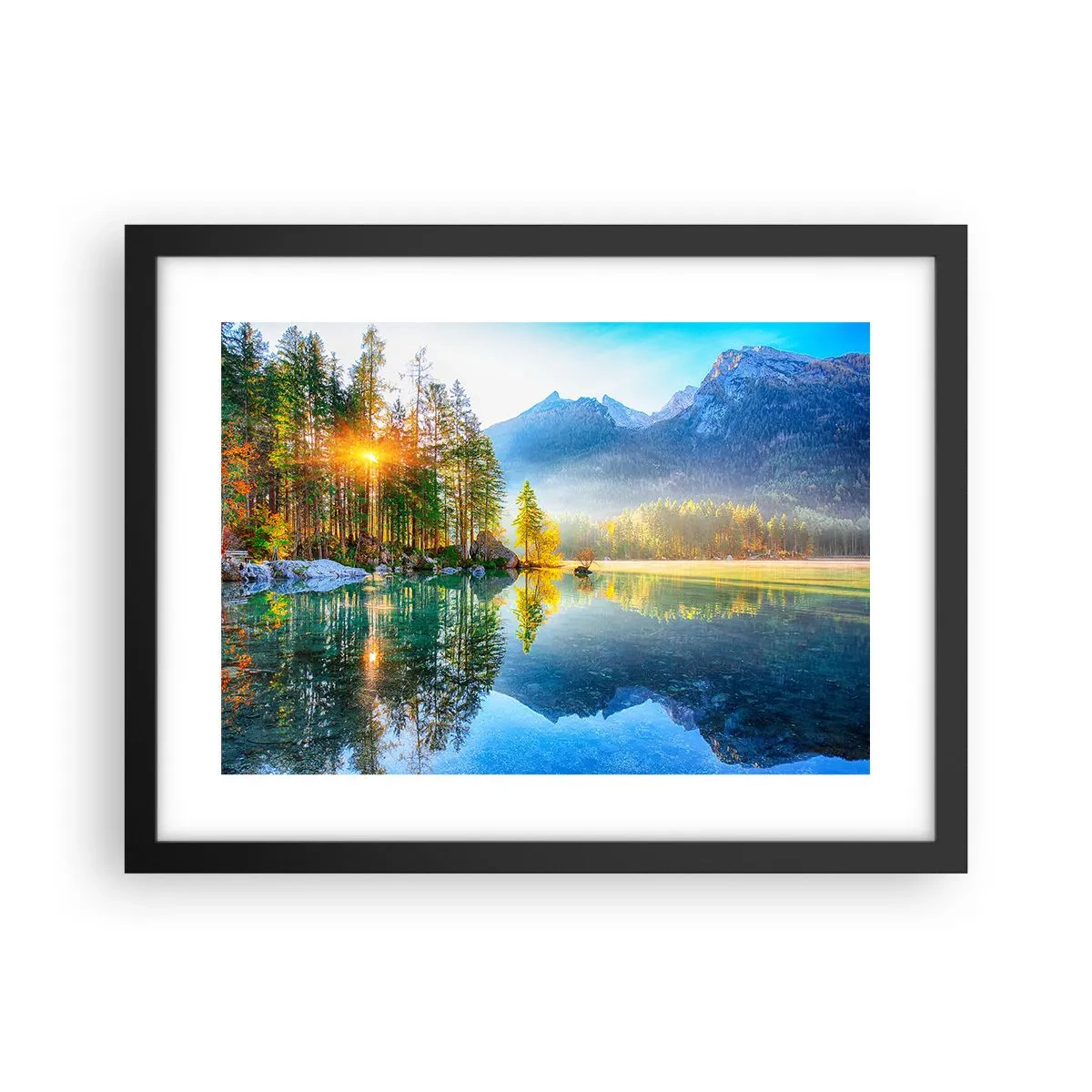 Poster în ramă neagră - Maiestate și dulceață - 40x30 cm