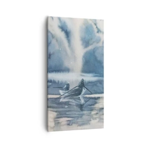 Tablou pe pânză - Pescarii în paradisul lor - 55x100 cm