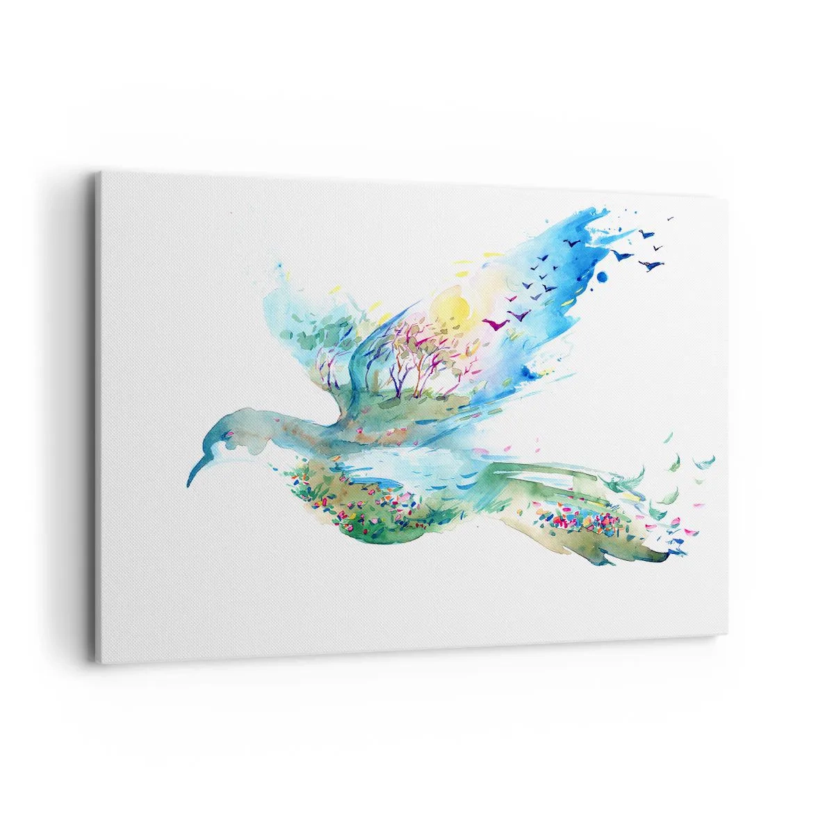 Tablou pe pânză - Pe aripile naturii - 120x80 cm